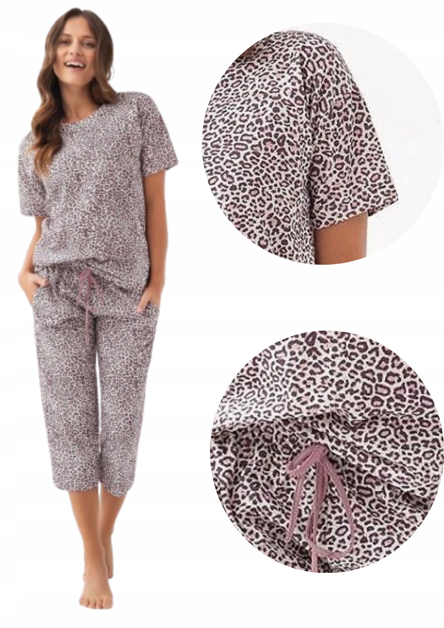 Dámské pyžamo Luna 325 panterka S