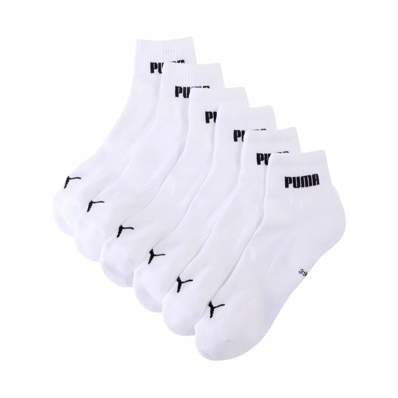 ND05_S1911-43-46 938393 01 Ponožky Puma 3 balení bílé