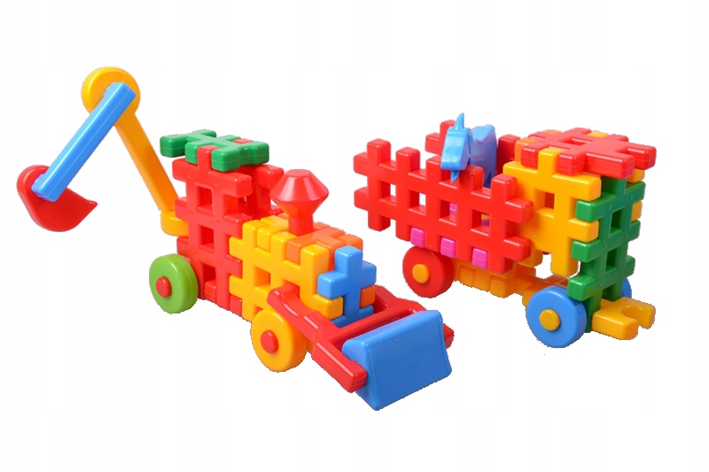 Klocki konstrukcyjne wafle MIX 150 ele. w worku Kod producenta 5907760025708