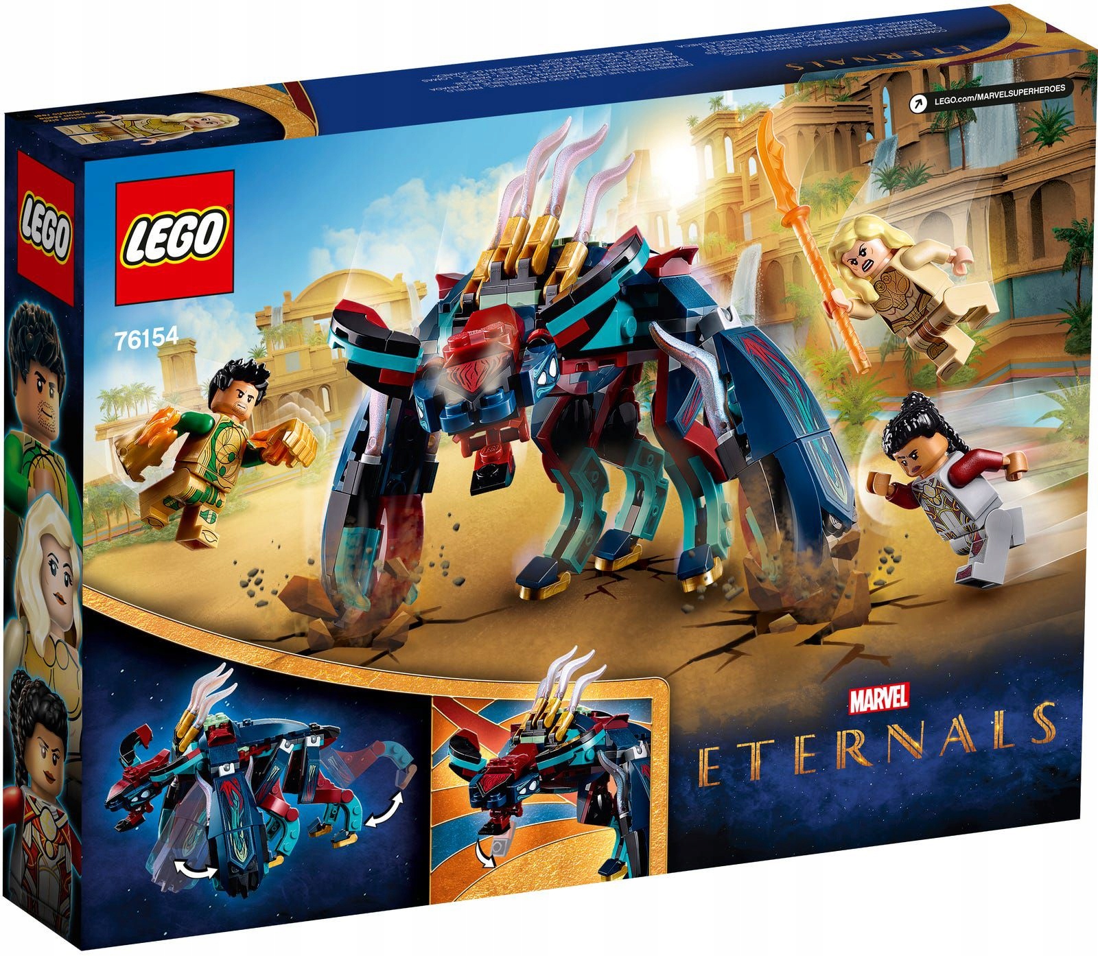 LEGO 76154 MARVEL ETERNALS ZASADZKA DEWIANTÓW! Marka LEGO