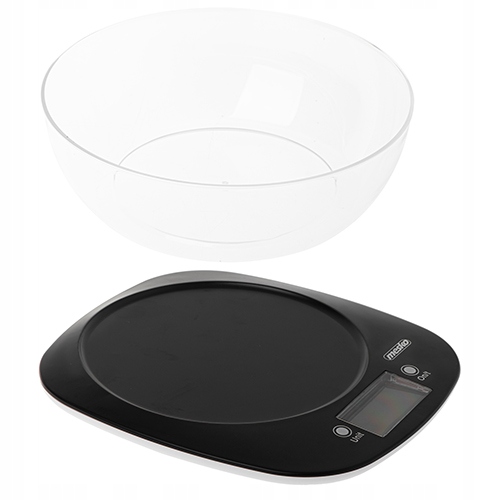 Waga kuchenna z misą MS 3179 Black 5kg LCD 1g dokładność