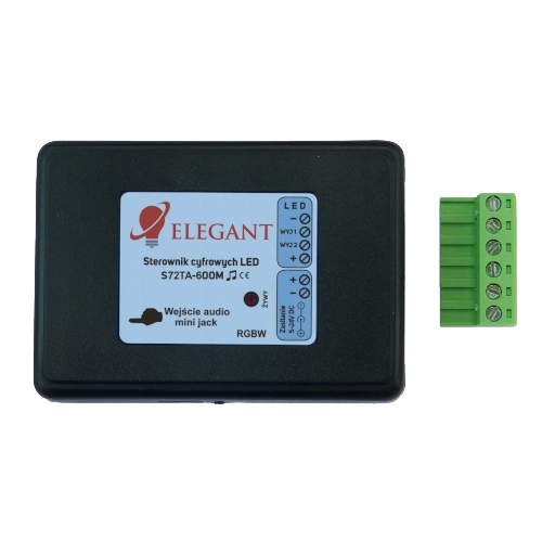 Digitálny Led ovládač Rgbw S72TA-600 m 5-24 V s vstupom Mini Jack