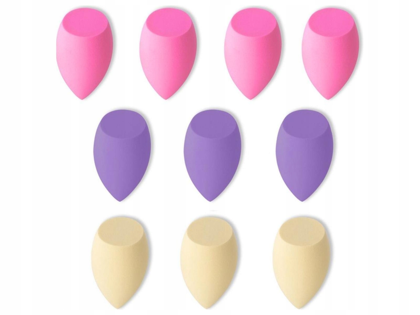 Ecarla sada houbiček na make-up 10 Ks Pastel Violet GB12