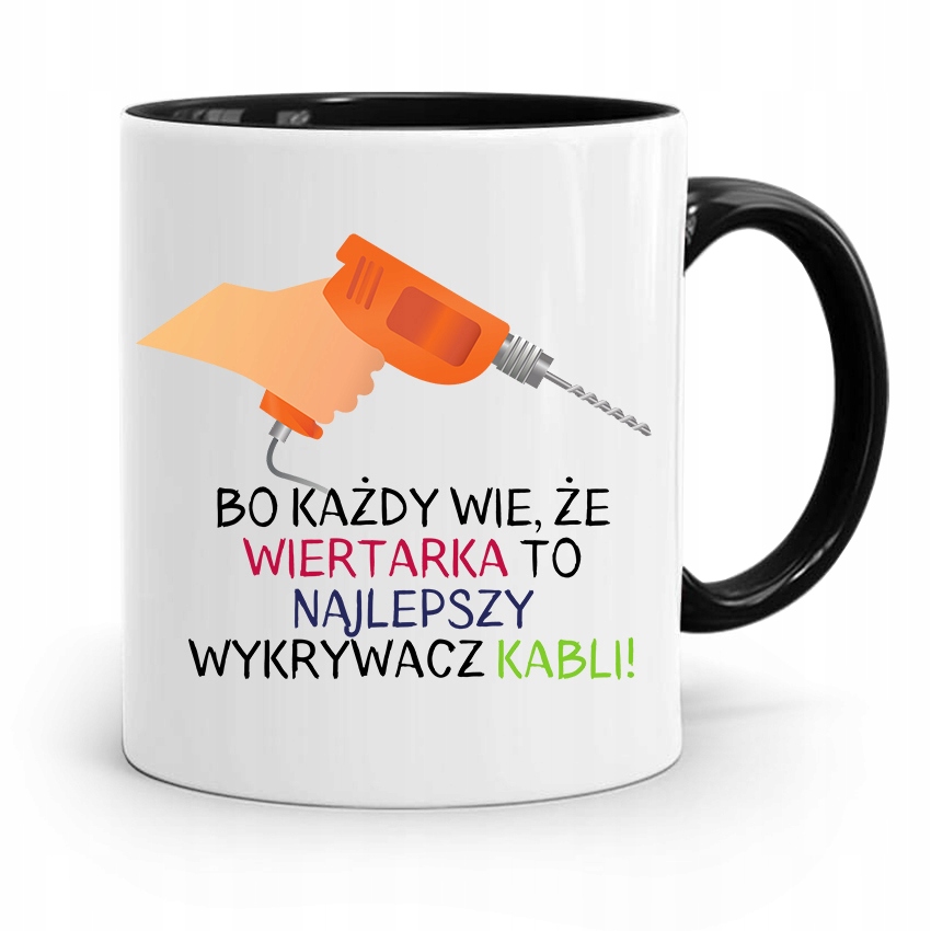 

Kubek Czarny Budowlańca Majstra Fachowca