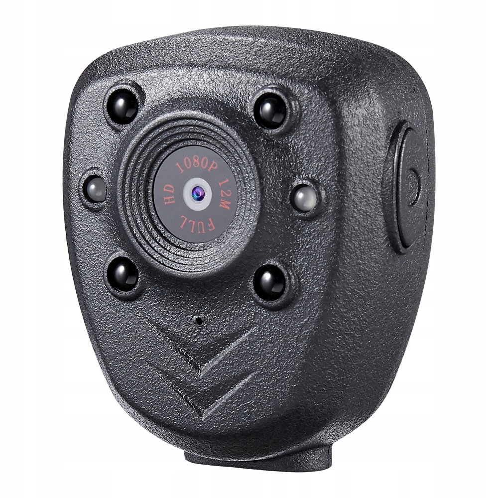 PROFESJONALNA Kamera POLICYJNA MONITORING osobisty Kolor czarny