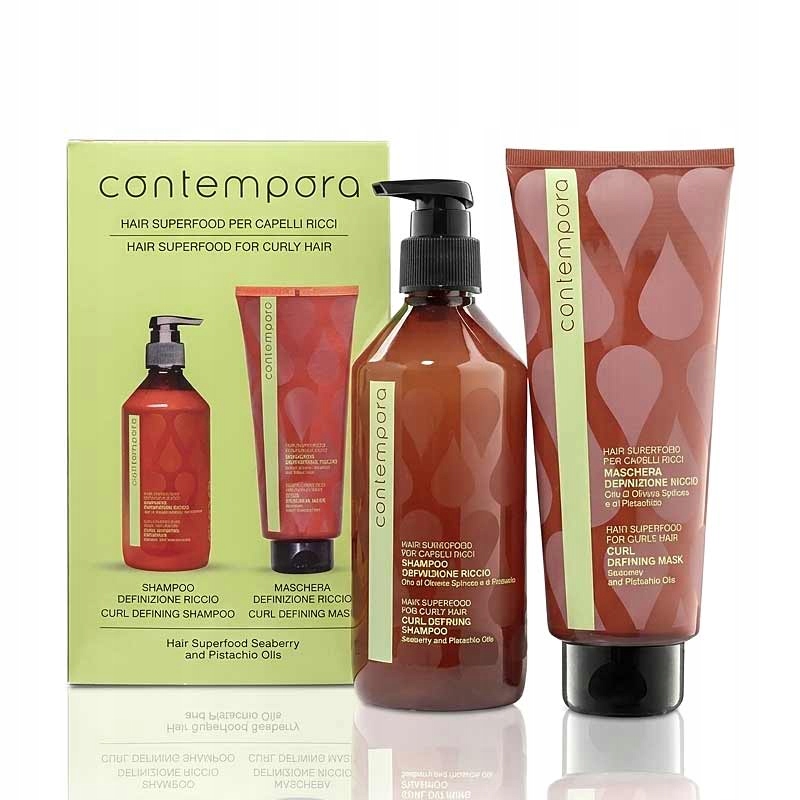 Contempora Hair Superfood Curl Defining sada na kadeře 850 ml