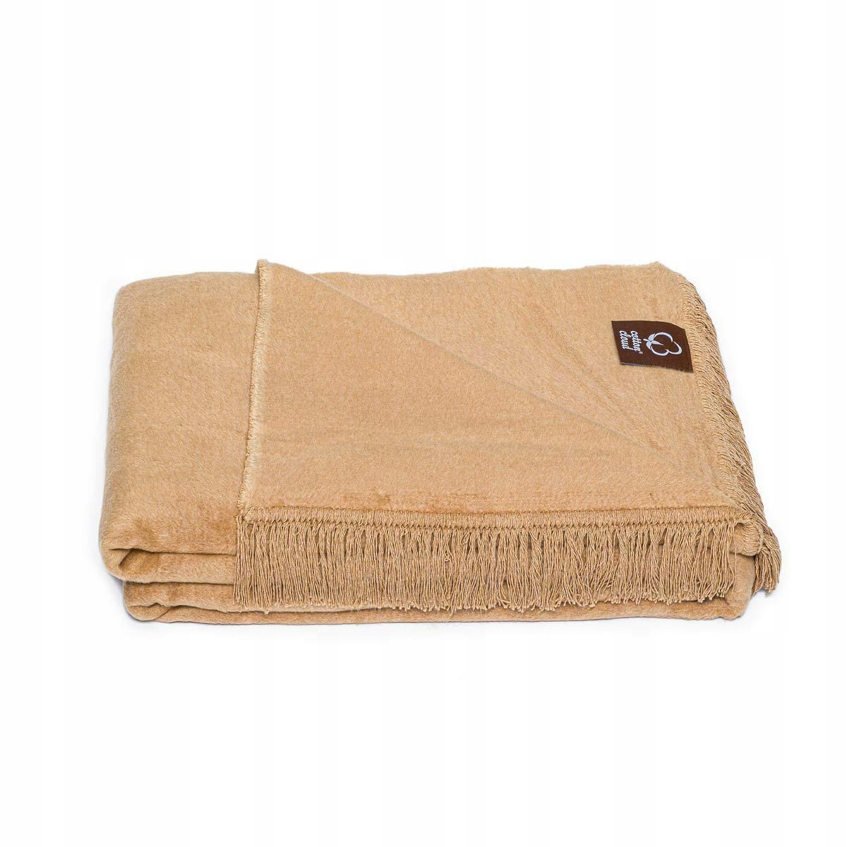 Akrylová bavlněná deka 150x200 0293/6 béžová, přehoz