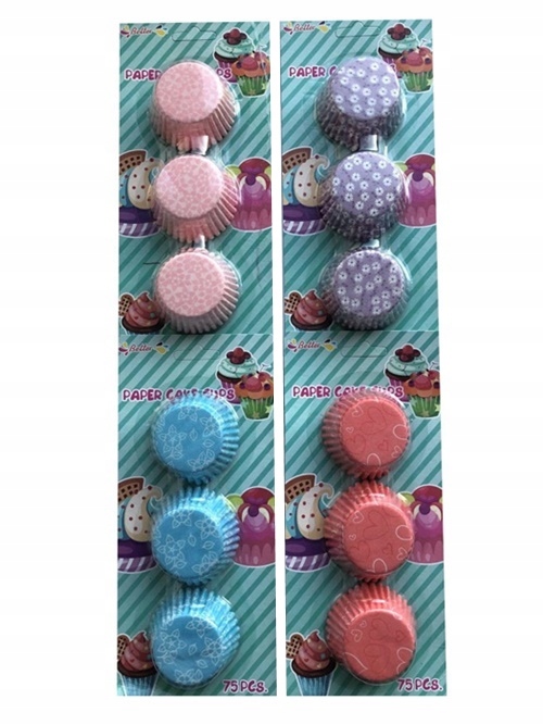 

Foremki Papierowe Muffinki Babeczki MIX