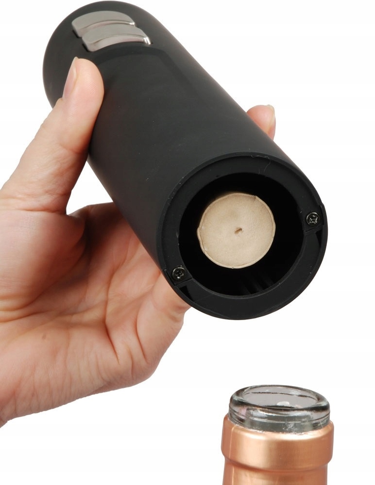 Elektroniczny Korkociąg - Otwieracz do Wina czarny