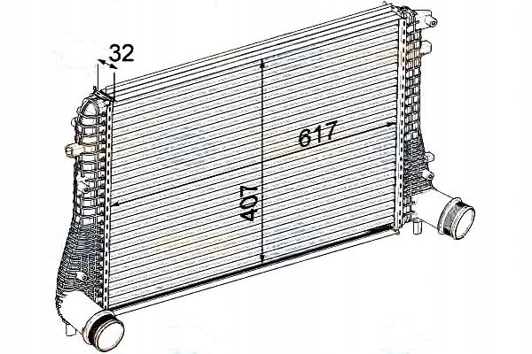 INTERCOOLER VW GOLF 6 1,6-2,0T BEHR HELLA Producent części Behr Hella Service