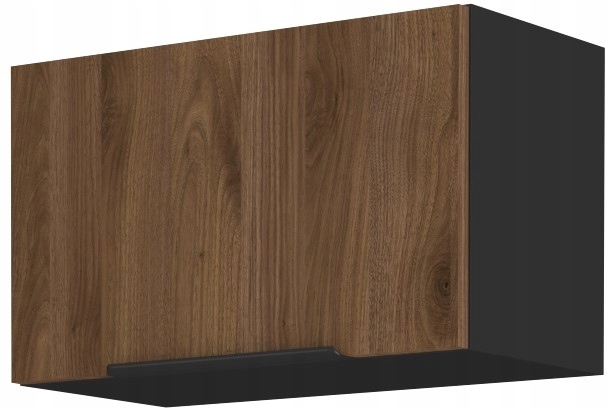 Závěsná Kuchyňská Skříňka Horní Výklopná Okapová 60 CM S Tlumením Dovírání Ořech Okapi