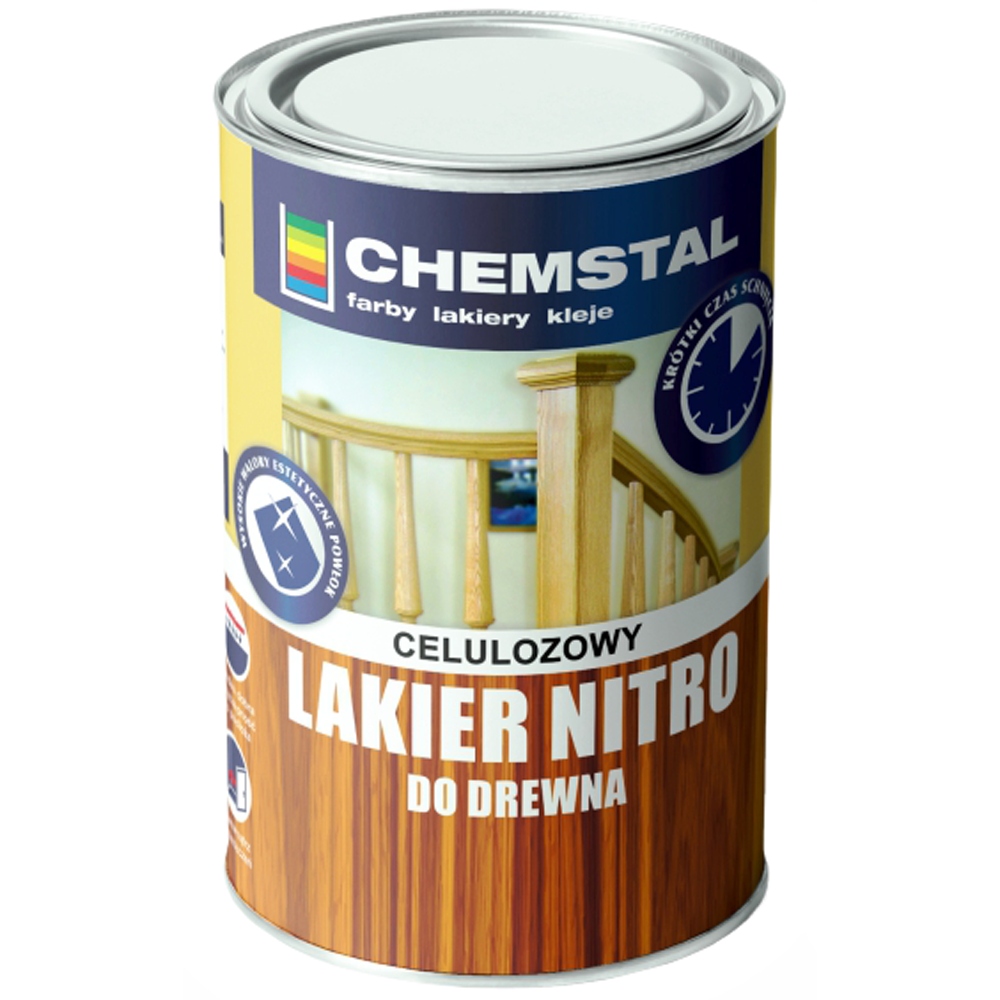 

Lakier Nitro Chemstal Bezbarwny Połysk 1L