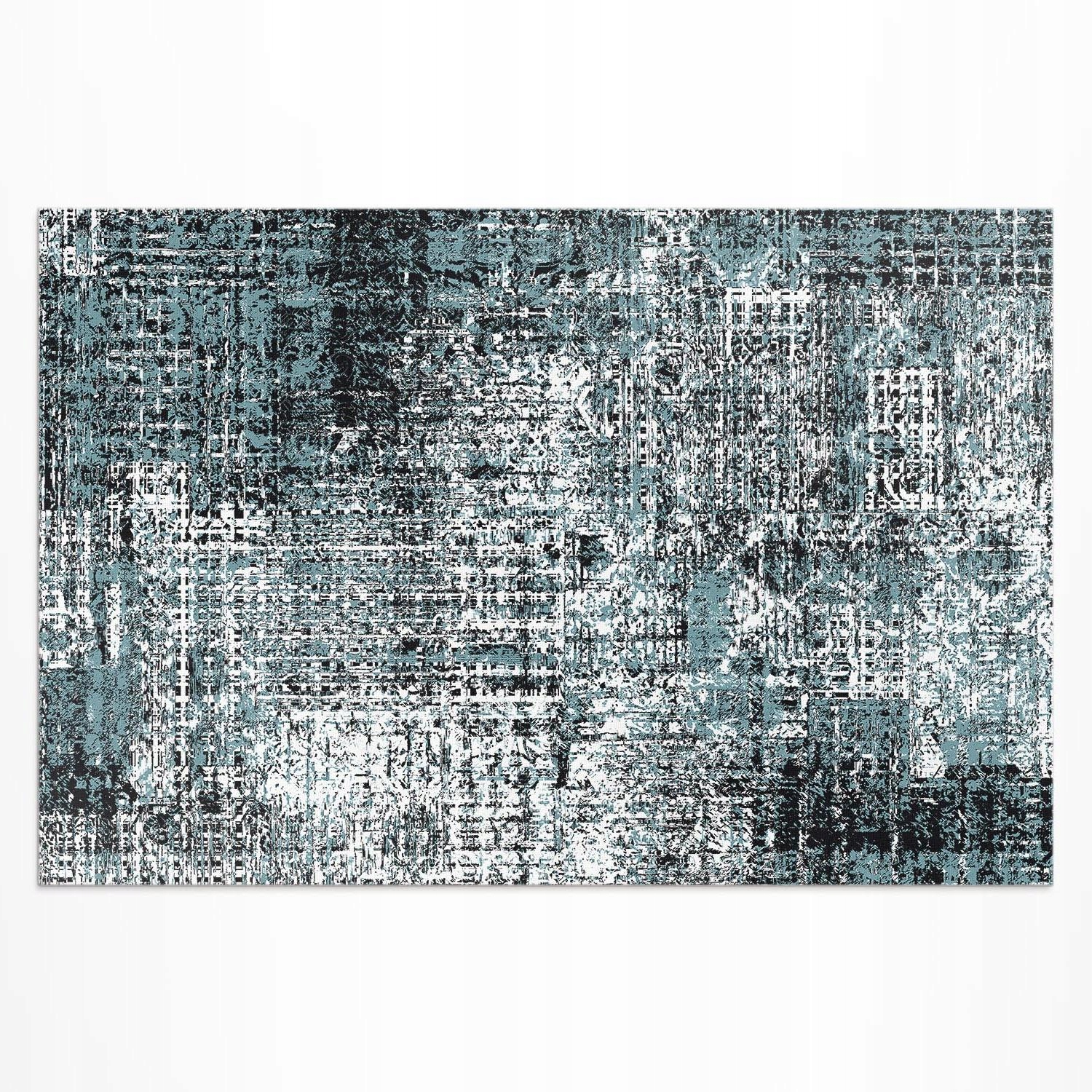 Stylový Koberec koberec S Potiskem Vzor roztřepené retro tkaniny 60 x 90 cm