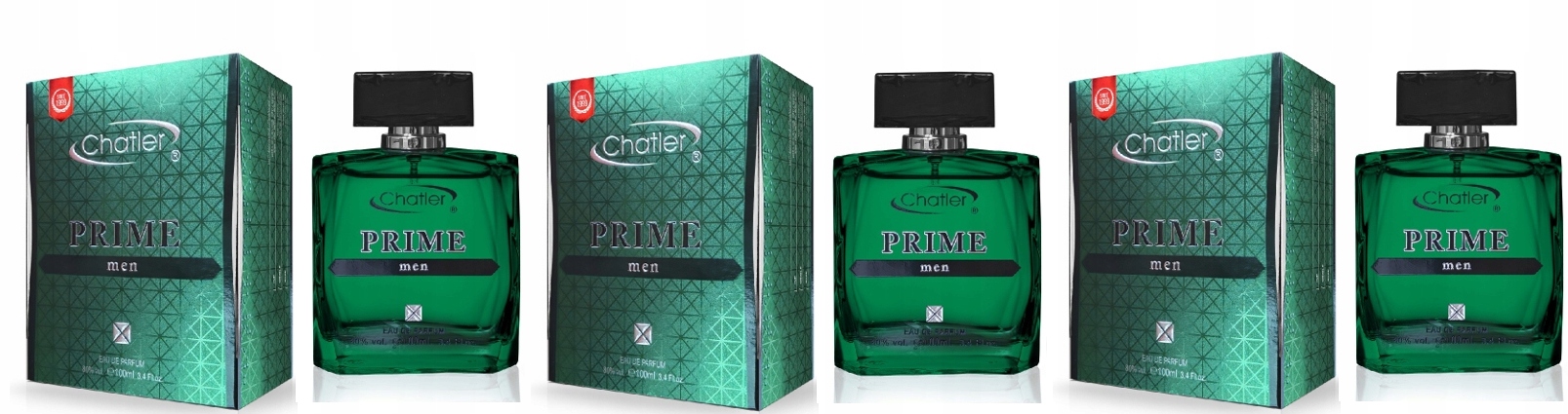 Chatler Prime For Men 3x100 ml parfémovaná voda
