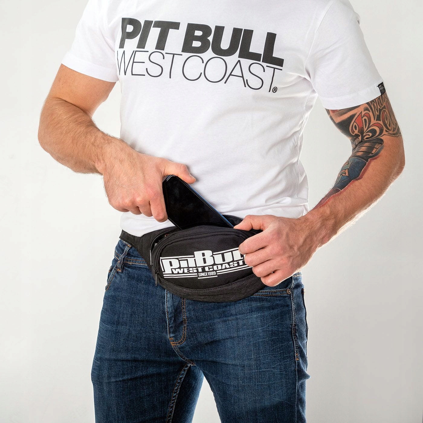 Saszetka Nerka Pit Bull torebka na pas Boxing Model Boxing II