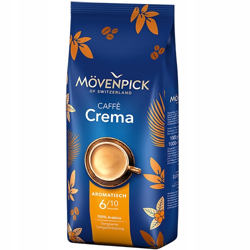 Oryginalna Niemiecka Kawa Ziarnista Movenpick Of Switzerland Caffe Crema 1K
