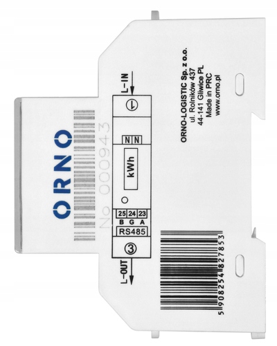 LICZNIK ENERGII JEDNOFAZOWY WIELOTARYFOWY PV RS485 Rodzaj licznik