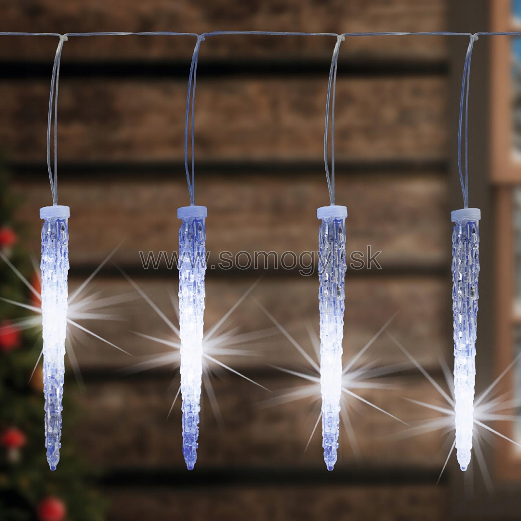 home Kjl 240 Led svetelná reťaz s cencúľmi, 5,6 m, studená biela