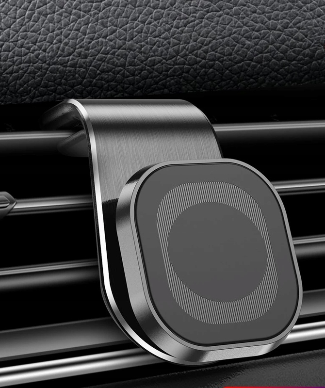 UCHWYT MAGNETYCZNY DO KRATKI AUTA ALUMINIUM Rodzaj do telefonów