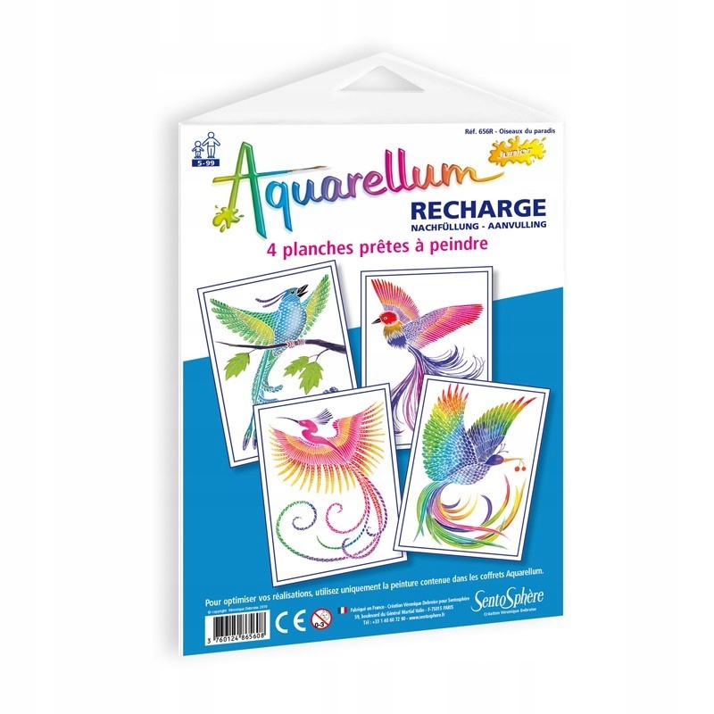 

SentoSphere: aquarellum Rajskie Ptaki plansze 656R