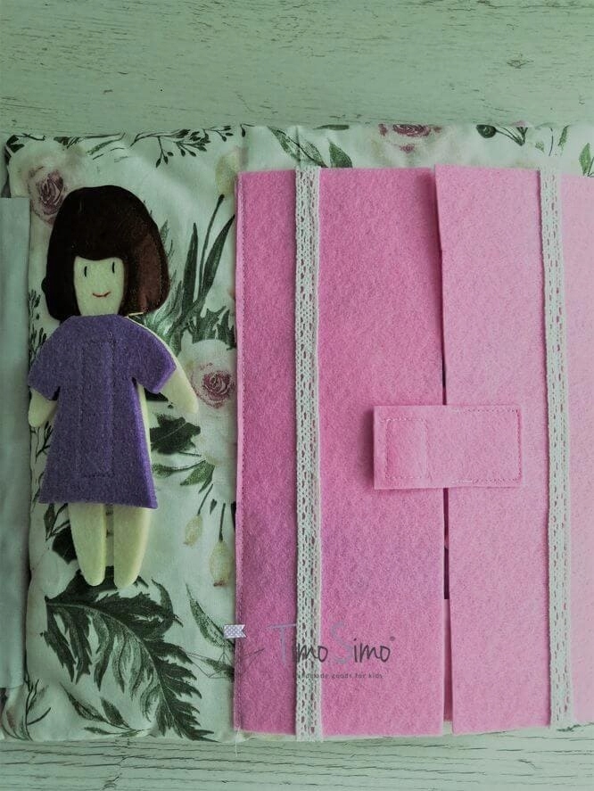 TimoSimo Książka sensoryczna dla 3 latka HANDMADE Marka inna