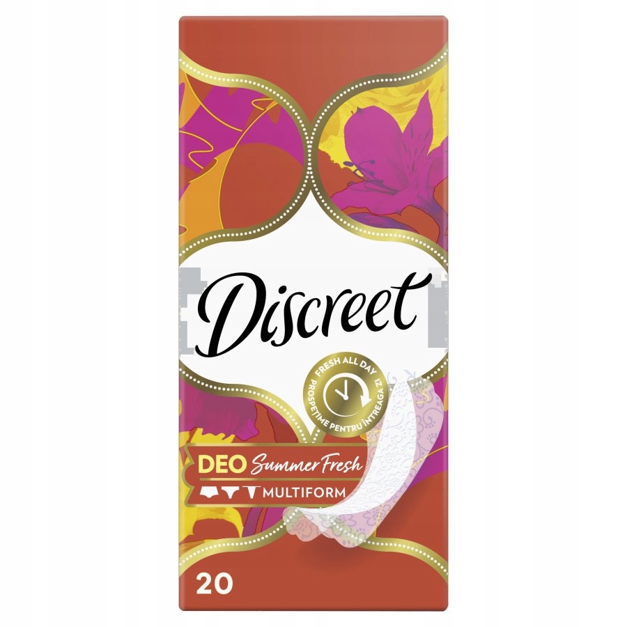 

Discreet Wkładki Higieniczne Summer Fresh 20 Sztuk