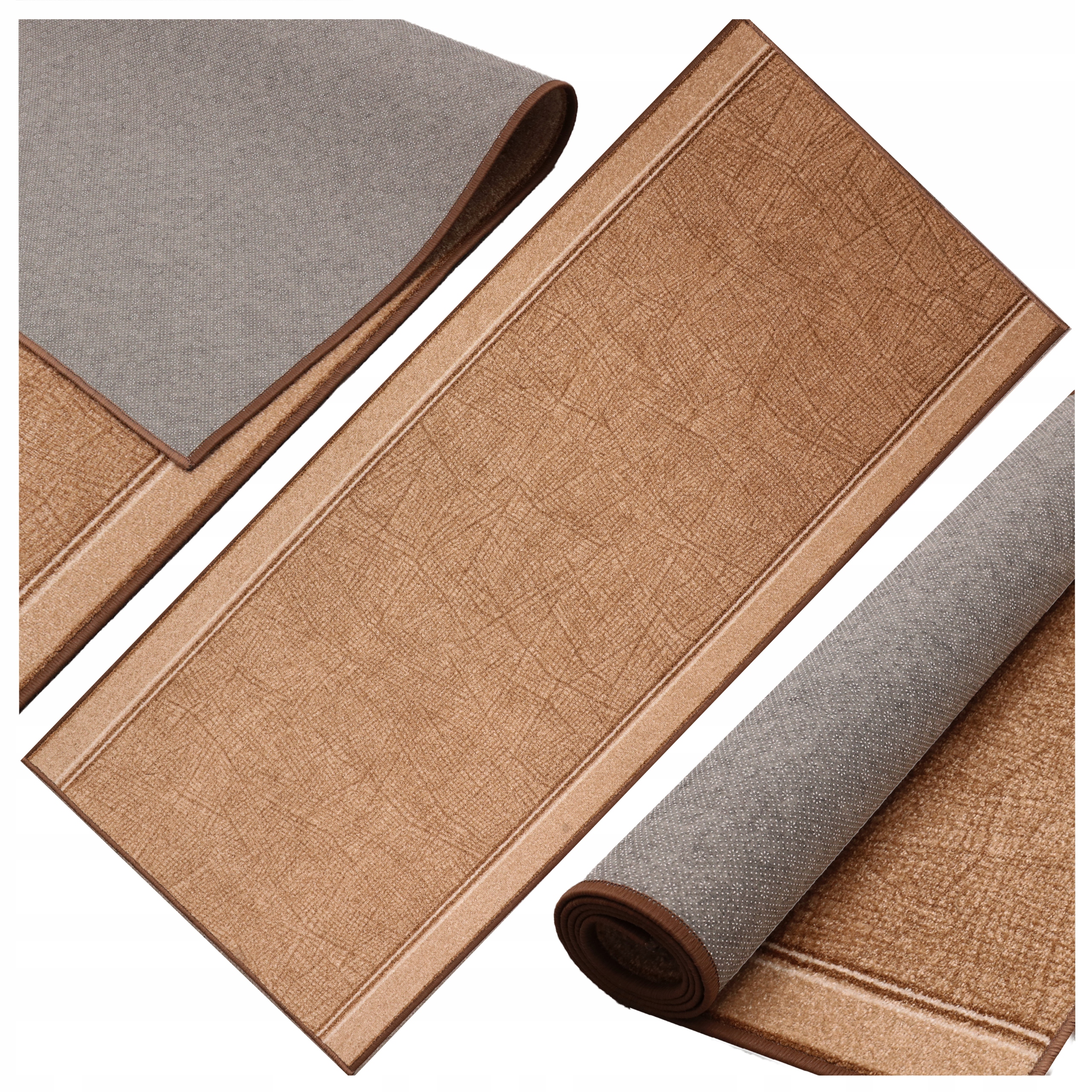 Koberec Běhoun do kuchyně Protiskluzový kobereček 67x300 cm do předsíně Obšitý