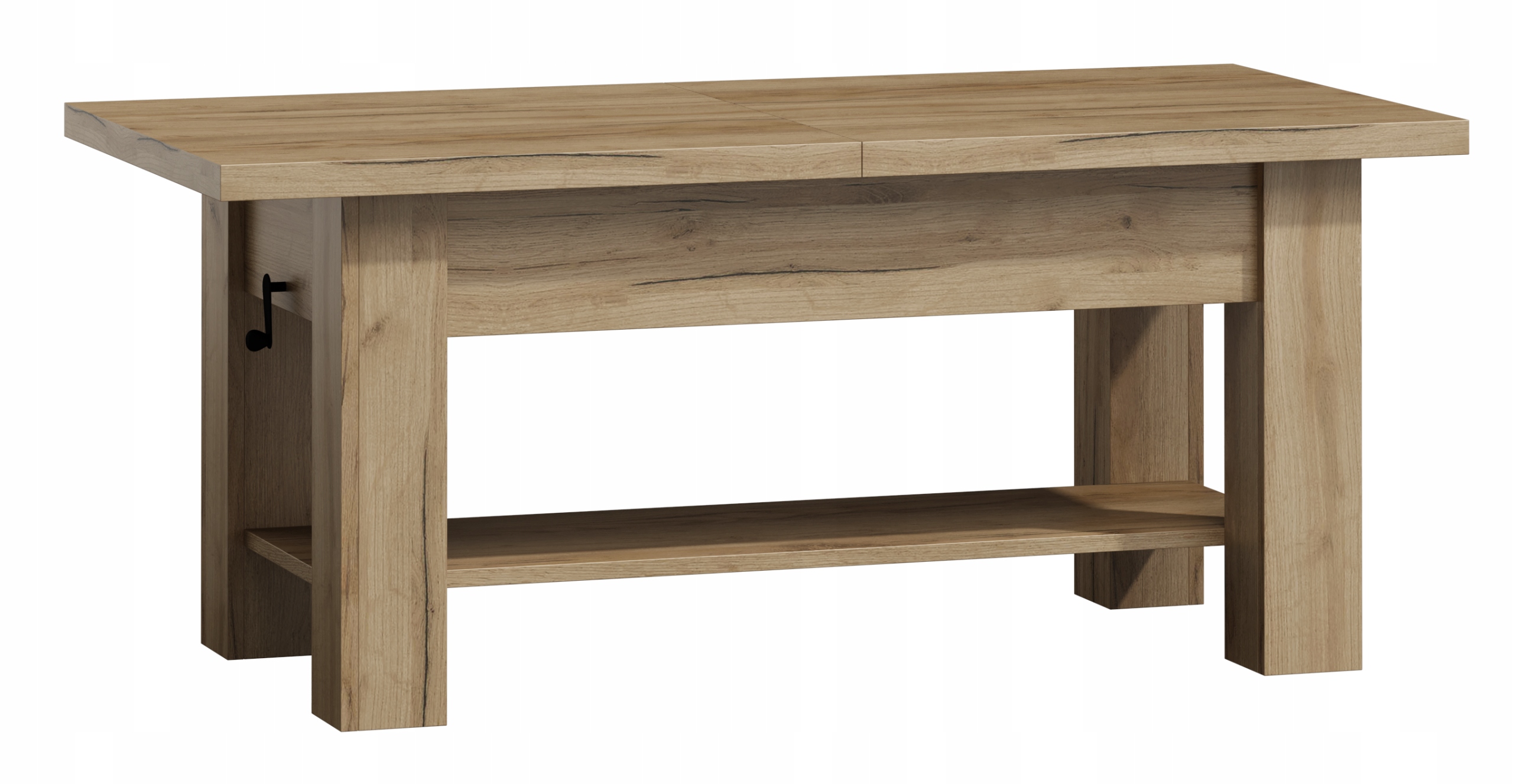 

Stolik Ława Podnoszona Z Półką Dąb Craft Złoty