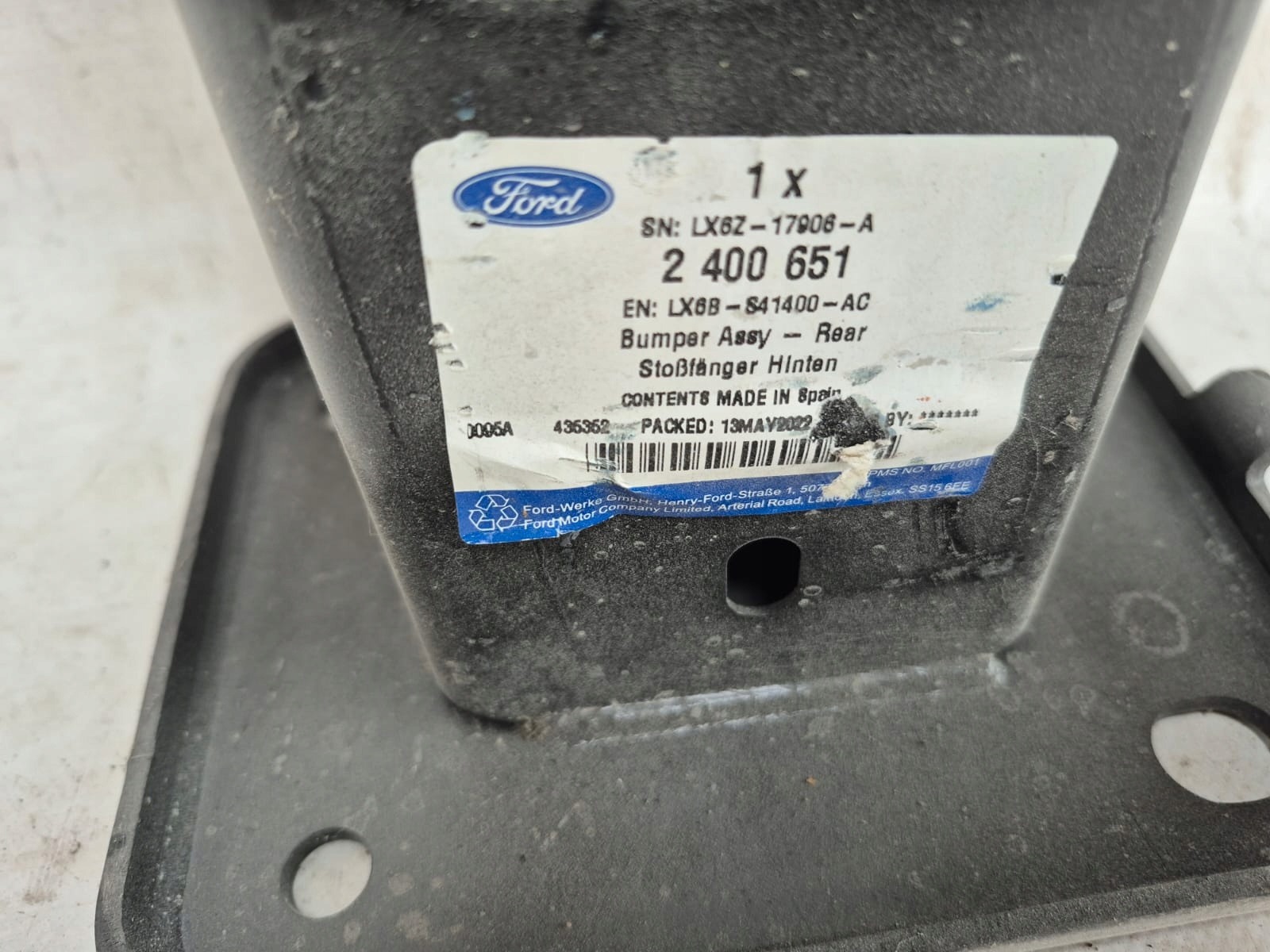 FORD KUGA III 3 MK3 19-> bumper support rear part rear