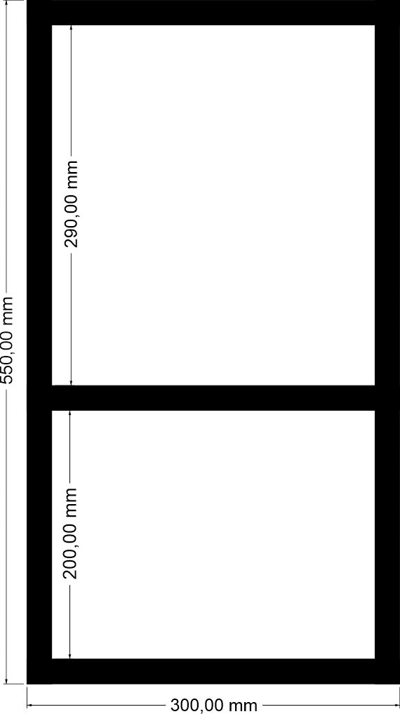 

Regał uchwyt półki 55x30 industrial wspornik metal
