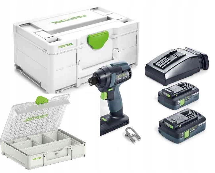 FESTOOL TID 18 HPC 4,0 I-Plus (576482) + Organizer