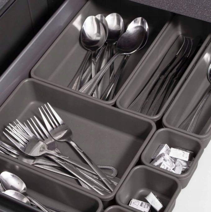 ORGANIZER MODUŁOWY DO SZUFLADY WKŁADY ZESTAW 8SZT Marka inna