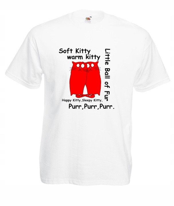 

Kolorowe Koszulki Kot Soft Kitty Sheldon Kołysanka