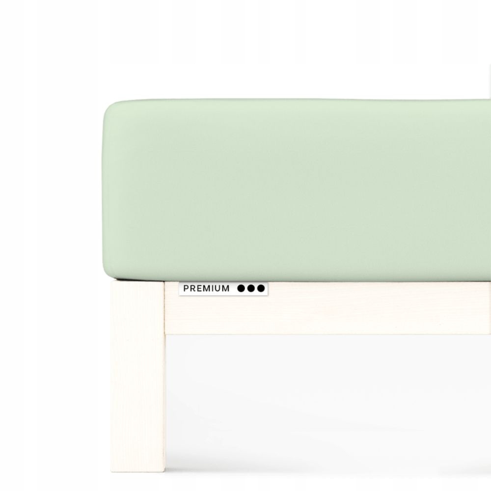Prostěradlo Schlafgut Premium 180x190-200x220 cm Green Light 643