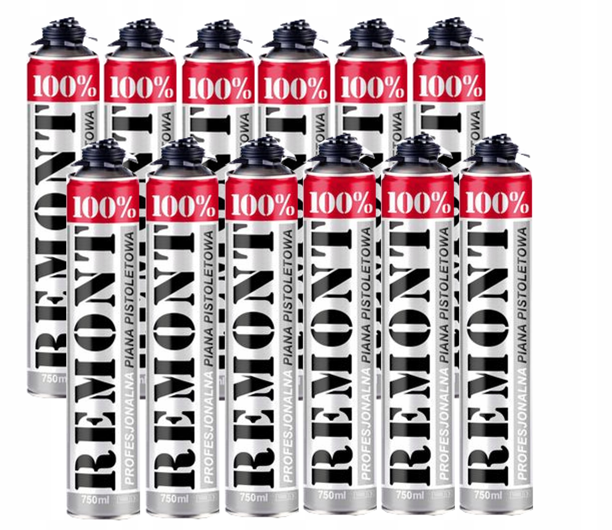 12 x Pena Pistolová Pena Remont Letná 750 ML