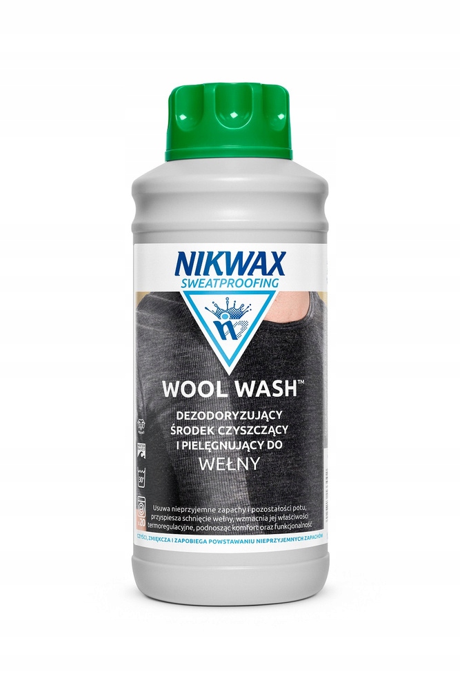 Środek czyszczący do wełny płyn do prania wełna Merino WoolWash 1 l Nikwax