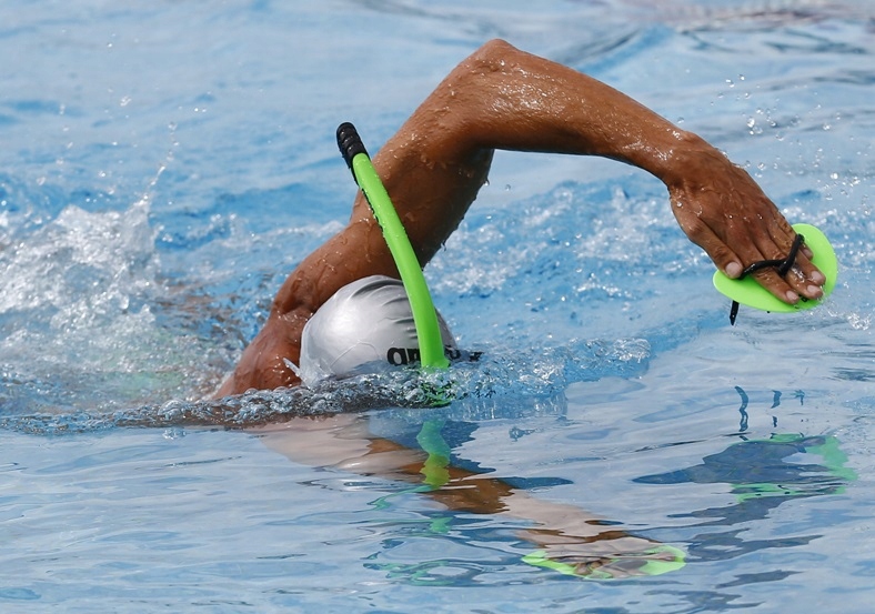 ARENA WIOSEŁKA ELITE HAND PADDLE LIME ROZMIAR L Płeć produkt uniseks
