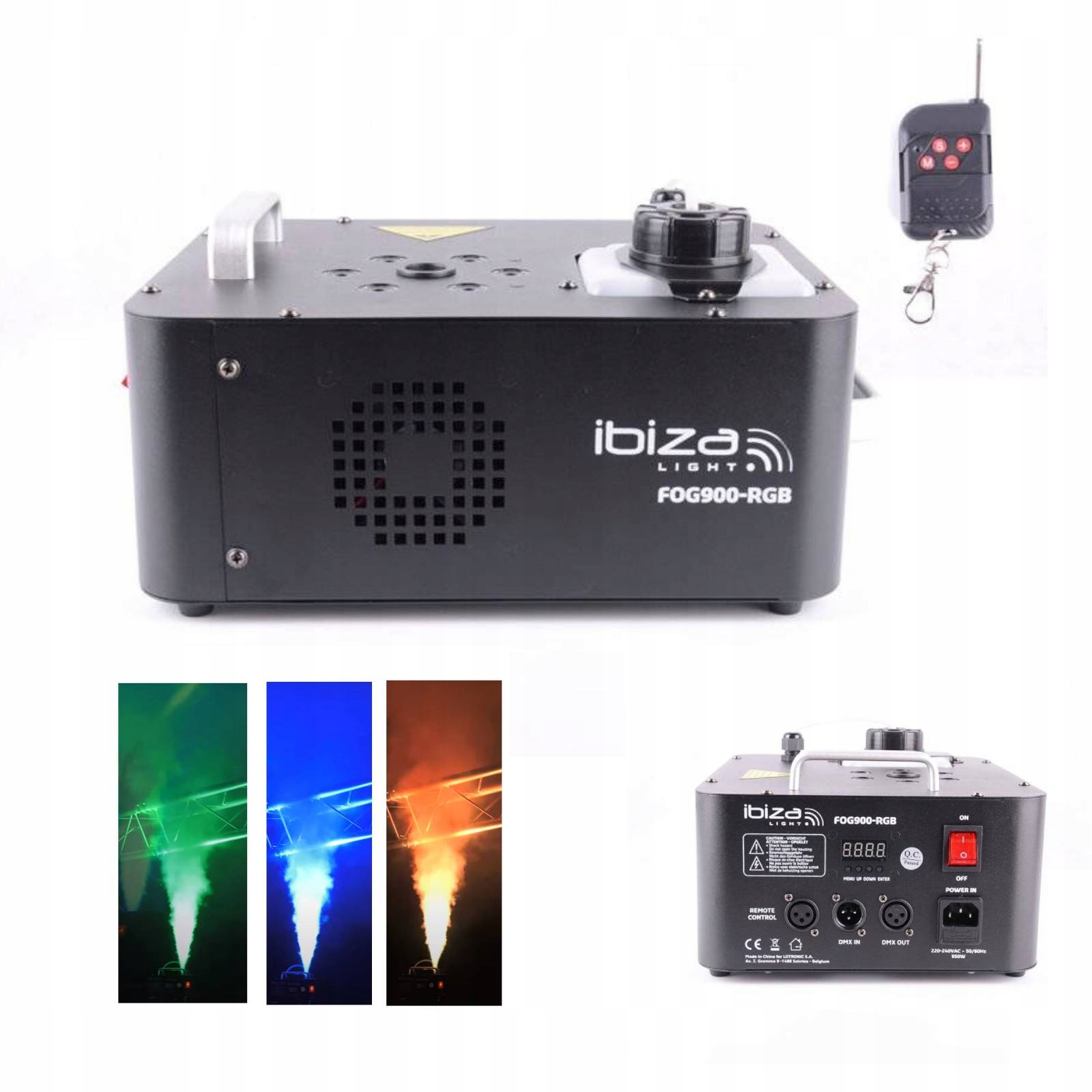 

Wytwornica dymu pionowego z efektem Led Rgb DMX