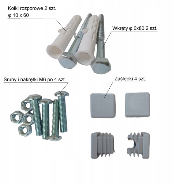 Półka garażowa PG1MS Głębokość produktu 24 cm