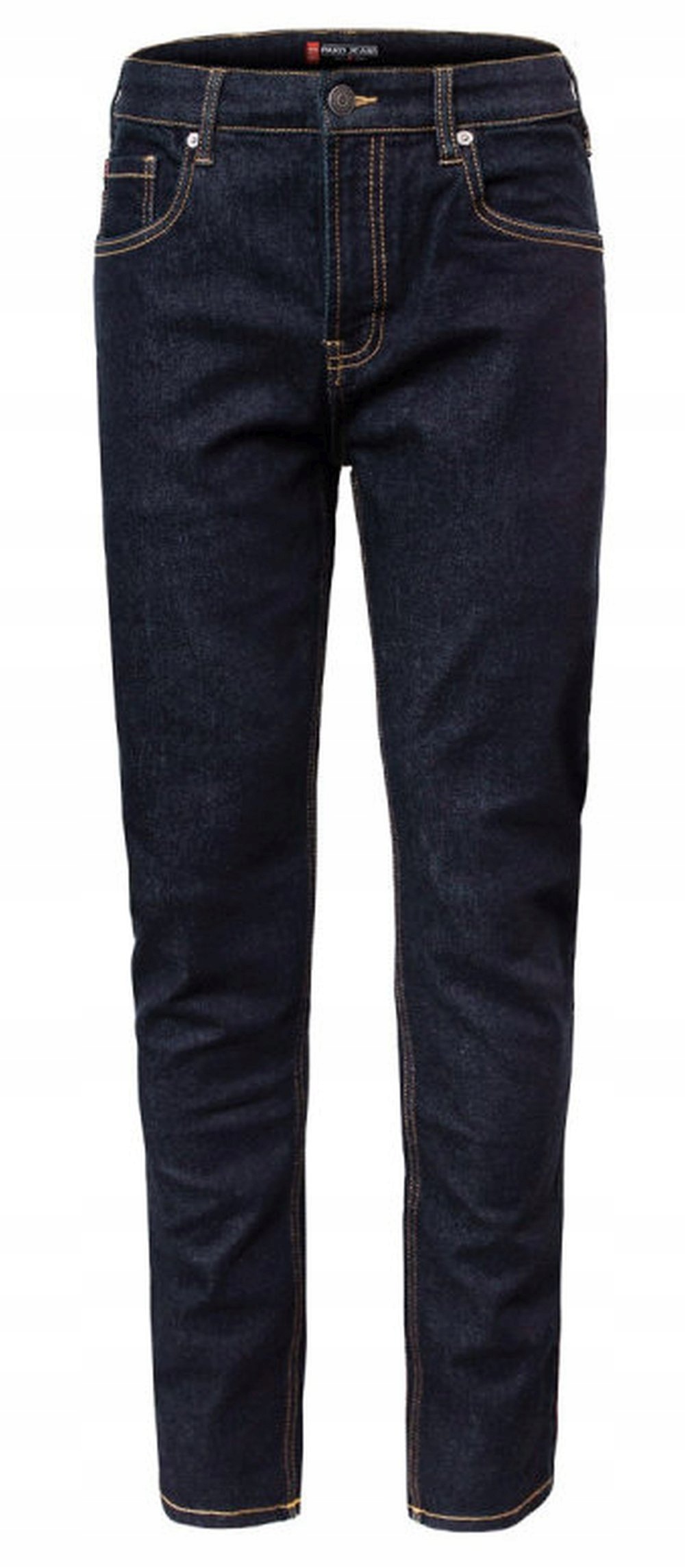 Džíny, Jednoduchý Střih (pravý střih) – Pako Jeans – Tmavé džíny, prošití – 31/32