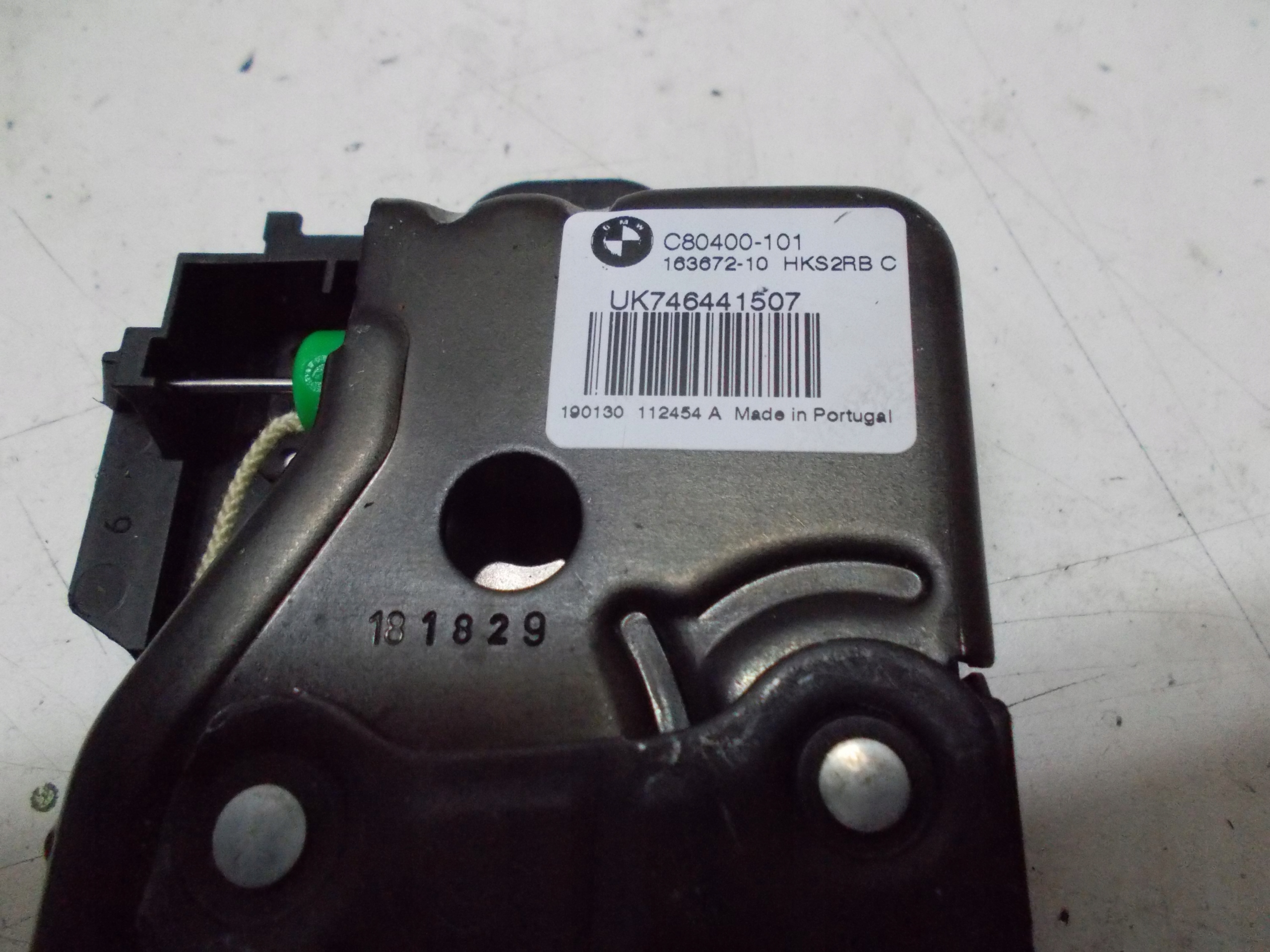 MINI COUNTRYMAN 19R lock boot bonnet 746441507