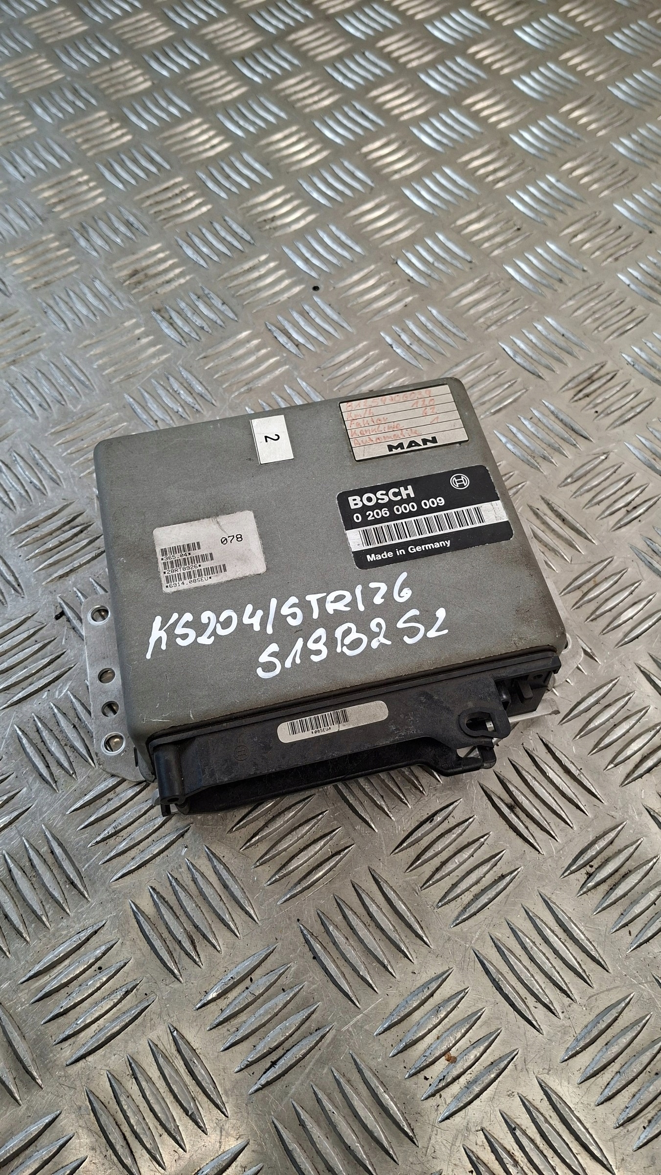 control unit of the engine MAN BOSCH 0206000009
