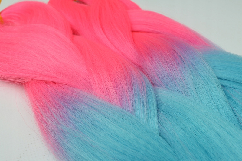 Włosy SYNTETYCZNE do warkoczyków KOLOROWE warkoczyki DOCZEPIANE WŁOSY ombre Typ włosów syntetyczne