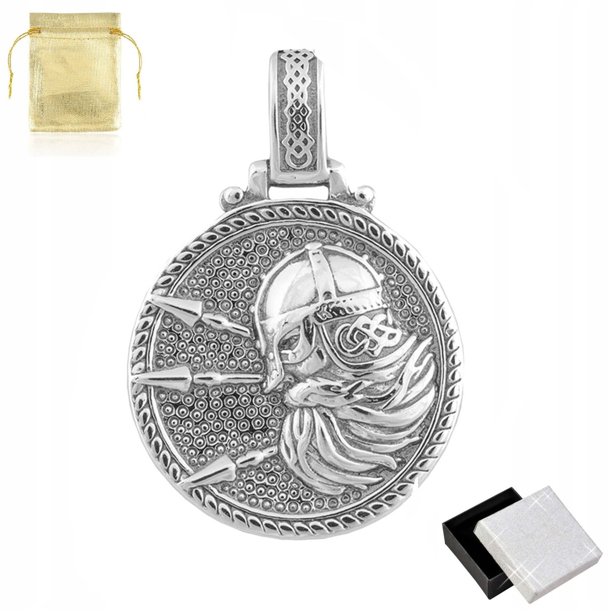 Stříbrný Přívěsek Viking Severský Ryzost 925 Čest