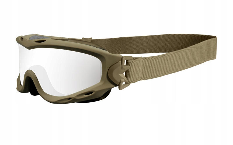 Gogle WileyX Spear Smoke/Clear SP29T Tan Frame