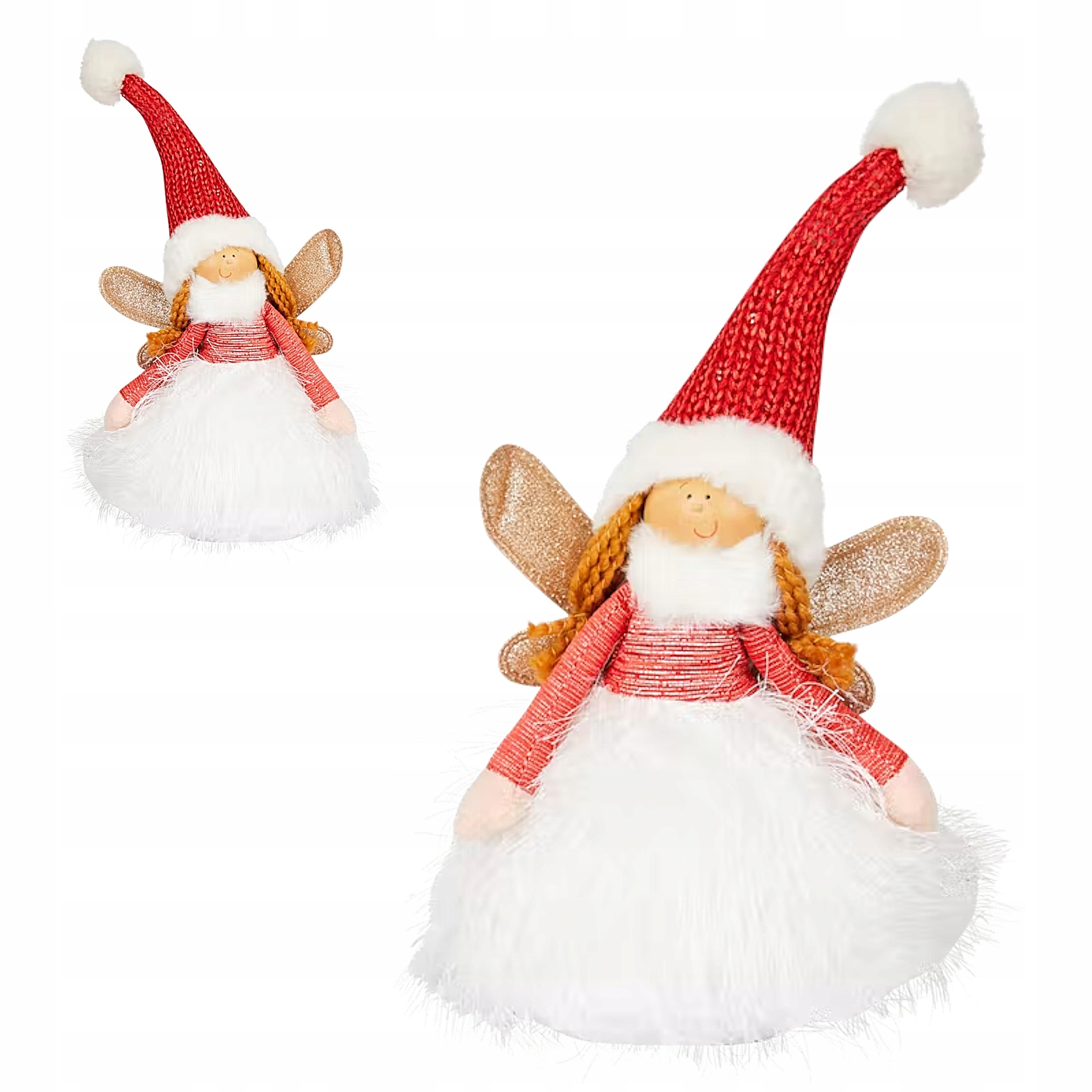 FIGURKA ANIOŁ ŚWIĄTECZNY ANIOŁEK OZDOBA 27 CM