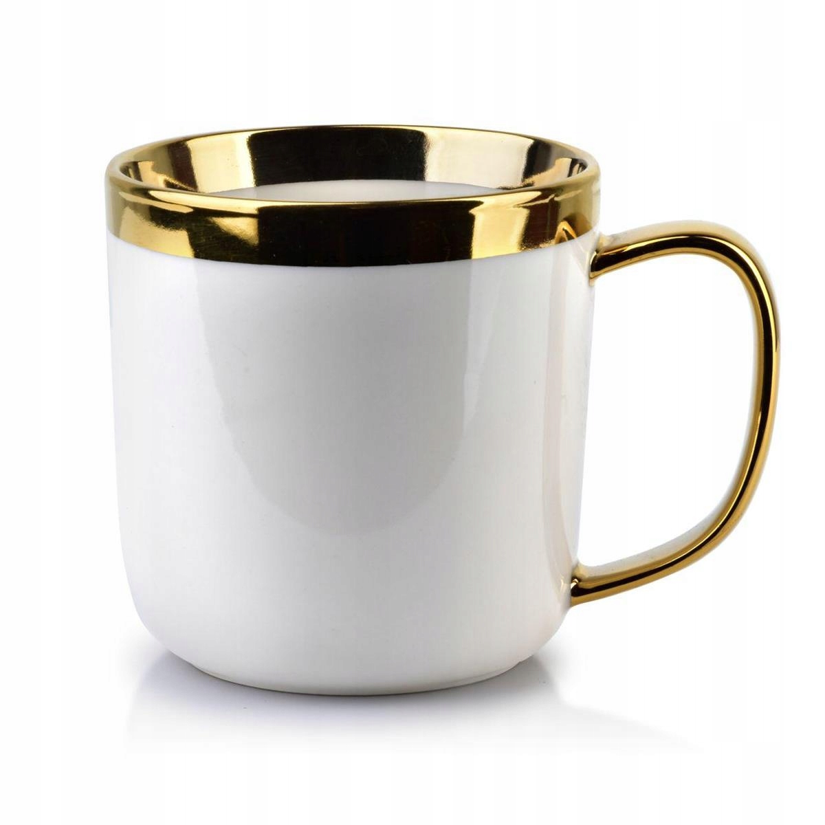 

Złoty kubek porcelanowy glamour filiżanka