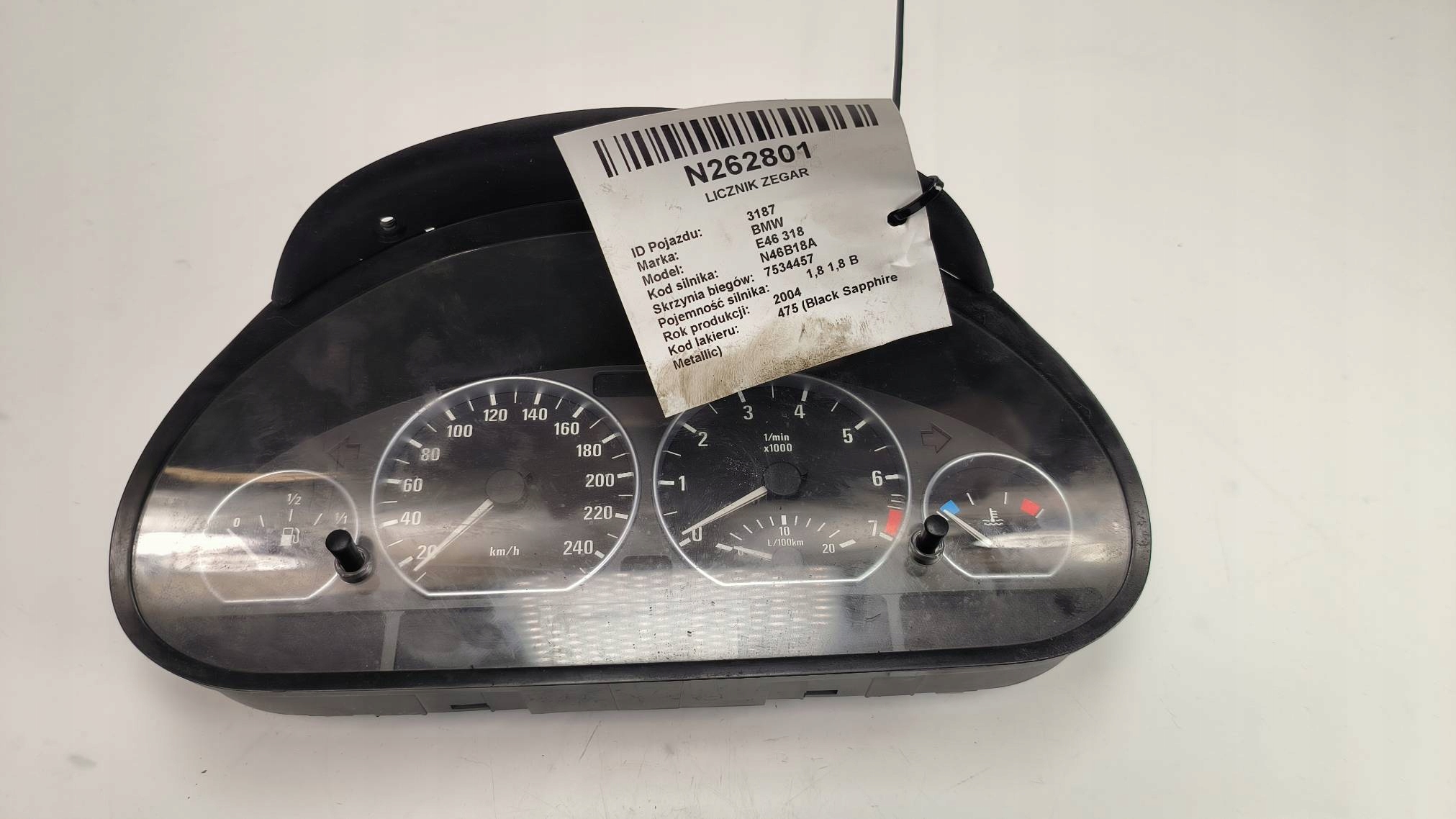 dials clock EU 6940880 BMW E46 318
