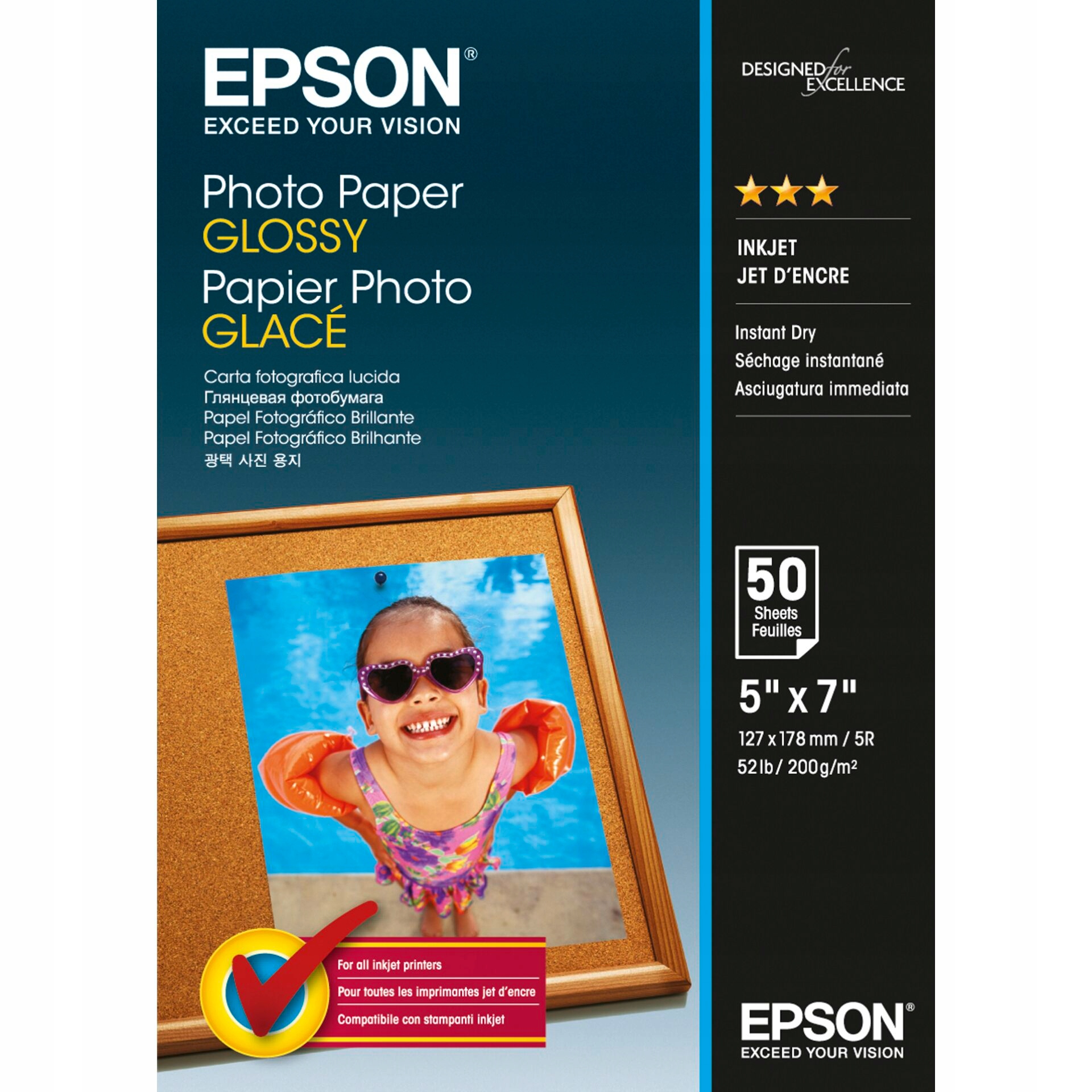 Epson Photo Paper Glossy 13x18 cm 50 listů 200 g