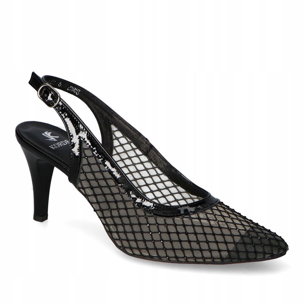 Sandály Kordel 2888/CZAR016/SI Černé 36